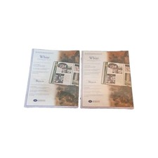 Lot Of 2 Creative Memories 8.5" X 11" White Refill 15 Sheet /30 Pages Scrapbook