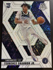 24-25 Mosaic White Sparkle Terrence Shannon Jr. RC SSP! 