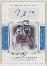 2019 Panini National Treasures Rookie Signatures 39/99 Jordan Scarlett Auto 3c4