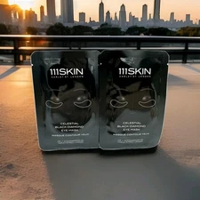 2x 111Skin Celestial Black Diamond Eye Mask 6 ml / .2 oz Each - Exp 10/26