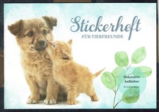 dekorative Aufkleber " Stickerheft für Tierfreunde " Vier Pfoten Tierschutz