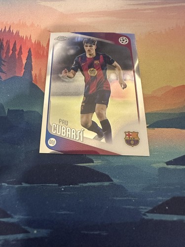2025-26 Topps Chrome UEFA Club Competitions #183 Pau Cubarsí