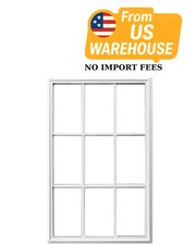 Universal White 22 x 36 - 9 Lite Frame Only new