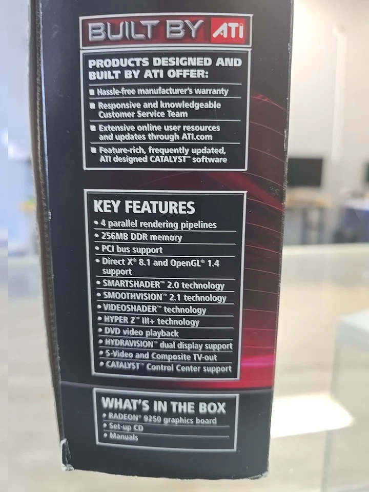 ATI Technologies ATI Radeon 9250 (100436012) 256 MB DDR SDRAM PCI Graphics - Image 4 of 4