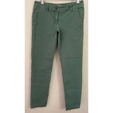 Cabi Women Green Chinos Pants Style 820 Size 2 Cotton Spandex Blend Casual