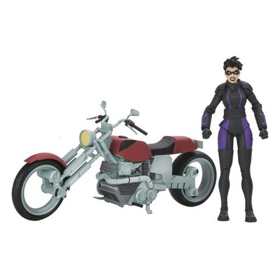 Casey Marie with Last Ronin Motorcycle Scale Action Figur, 18 cm Tee (US IMPORT)
