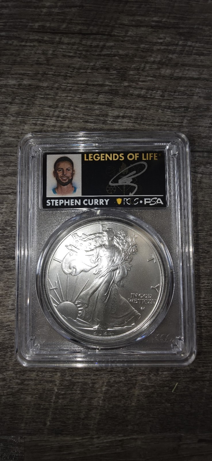 Stephen Curry Pcgs PSA Certified Autograph! view 4