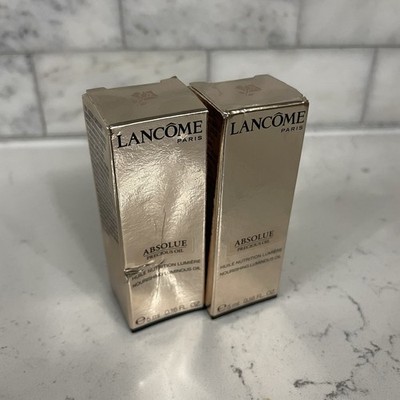 LANCOME プレシャスオイル2本 Lot Of 2 LANCOME ABSOLUE PRECIOUS Oil Nourishing Luminous 5ml Each