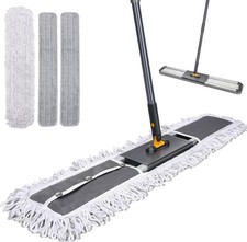 MASTERTOP Heavy Duty Industrial Mop, 90cm Wide Large Commercial Flat Mop with 1