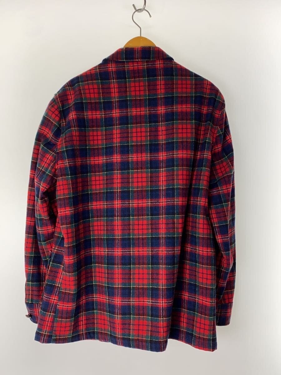 Pendleton Wool Check L Tailored Jacket Red Classi… - image 2