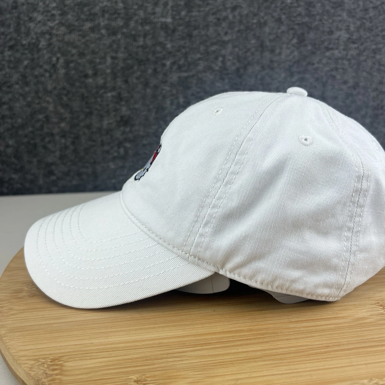 Hello Kitty Sanrio Embroidered Cap White