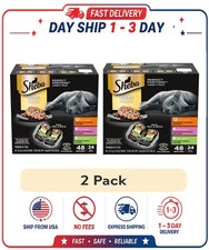  2 pack Sheba Perfect Portions Variety Pack Cuts In Gravy Cat Food, 2.6 Oz