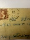 1886 Westfield MA to Springfield MA Postal History Cover 2¢ Washington Received  — photo 2