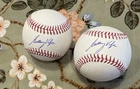 Anthony Volpe Autographed Lot of 2 Official MLB Baseballs New York Yankees