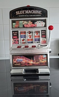 Spielzeug Spielautomat Obstautomat Spardose einarmig Bandit Spardose Sparkasse