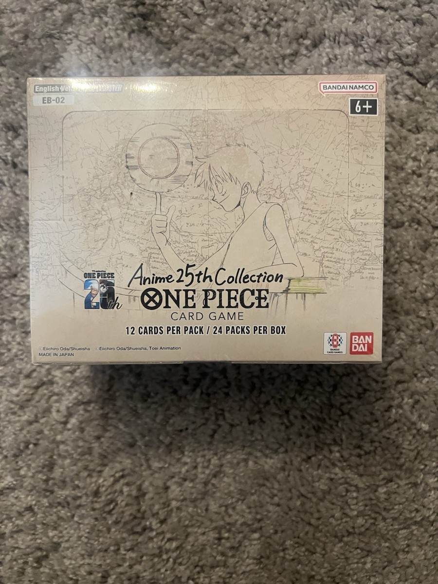 one piece eb02 booster box english One Piece TCG EB-02 English Anime 25th Collection Booster Box, New with  Seal