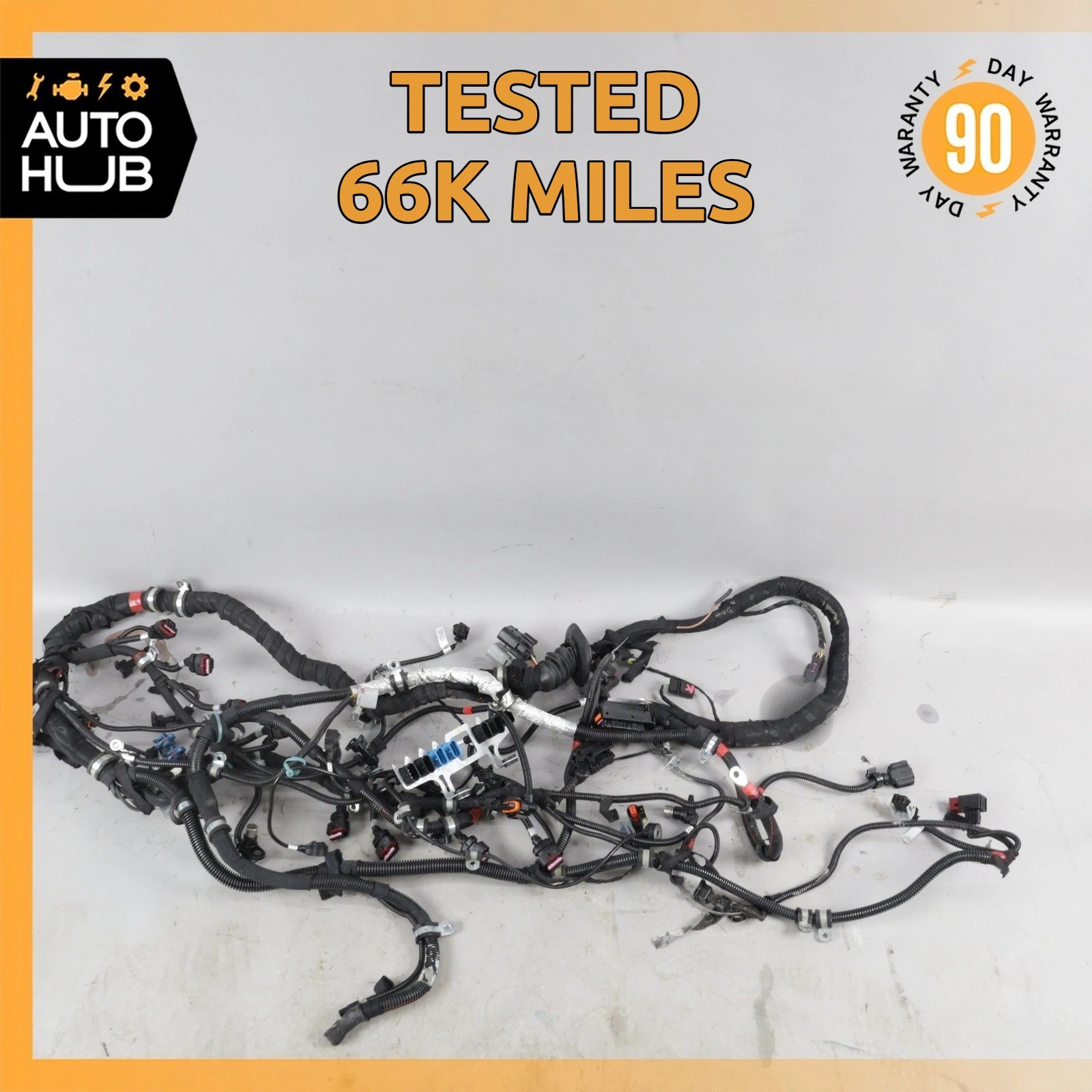 08-19 Maserati GranTurismo M145 4.2L V8 Engine Motor Wiring Wire Harness OEM