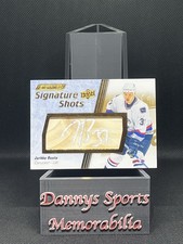 🔥 Jarkko Ruutu 2024-25 Engrained Icons Signature Shots Silver Ink Canucks 🔥