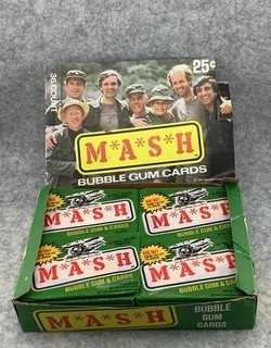 1982 DONRUSS M A S H WAX BOX W/36 UNOPENED PACKS