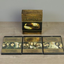 The Lord of the Rings Extended Trilogy Blu-ray DVD, 15 Disc Set W/ Inserts