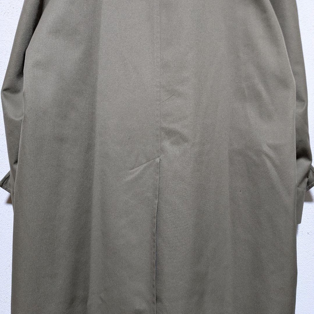 Burberrys Vintage 1985 Balmacaan Coat Made in England Nova Check Beige Size M thumbnail 9