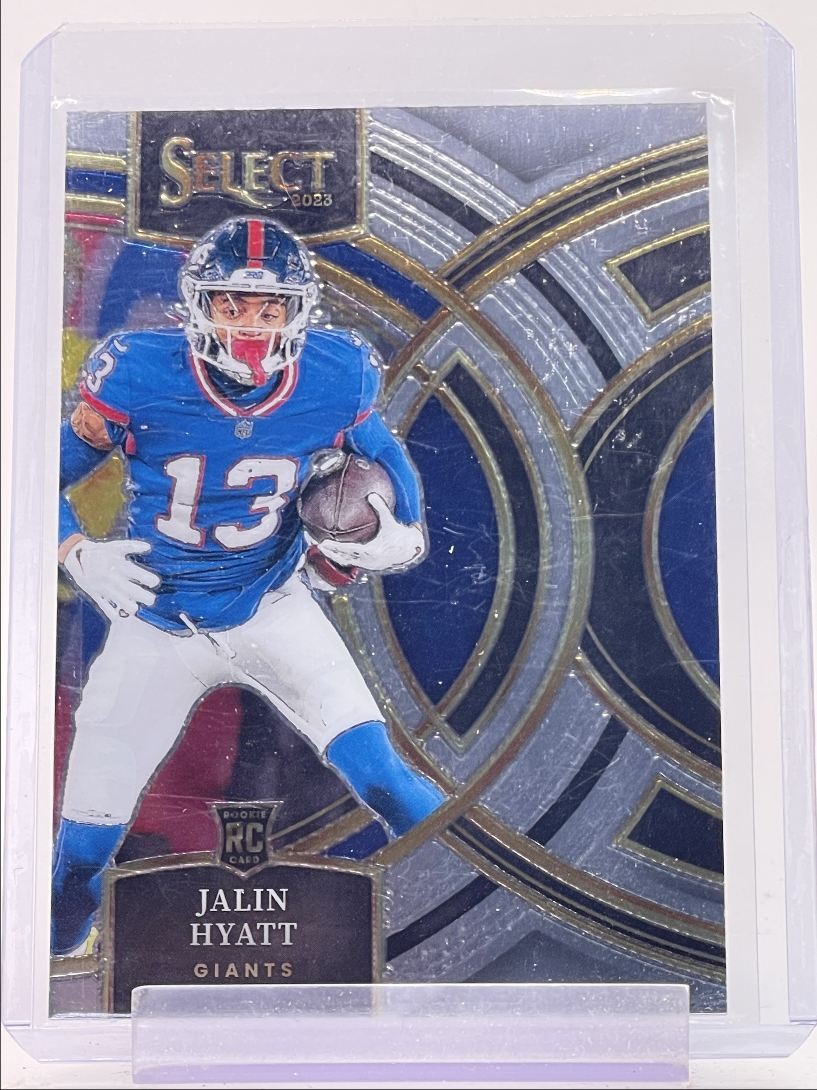 JALIN HYATT 2023 SELECT FOOTBALL PREMIER LEVEL ROOKIE GIANTS RC Q4343