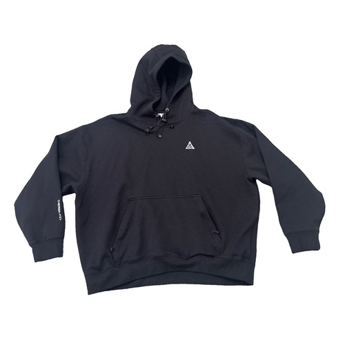 Nike ACG Tuff Fleece Hoodie Mens XL Black Therma-FIT Pullover DZ3392