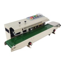 110V Continuous Sealer Horizontal Sealing Machine Include 40 Characters