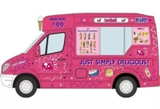 Mini car 143 Mercedes WhItby MondIal Ice Cream Van TonIbell OX43WM009]