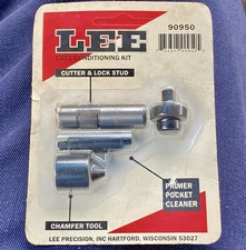 Lee Case Conditioning Kit 90950 7mm Remington Cutter Primer Cleaner Chamfer Tool