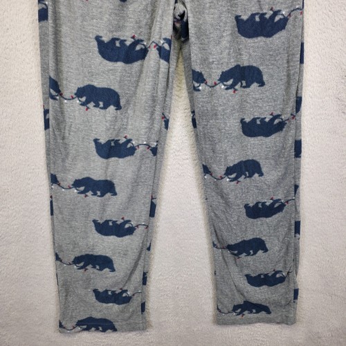 Pantalon de pyjama homme marque Lucky S gris ours nouveauté confortable confort salon sommeil - Photo 8/14