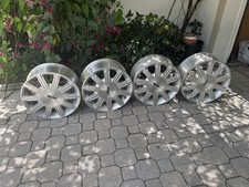 2003-2011 Lincoln Town Car Set Of 4wheels With Center Hub Cover Cap 17 A 2003-2011 Lincoln Town Car Set Of 4wheels With Center Hub Cover Cap 17 A