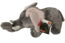 Aurora Flopsie Gray Elephant Plush Stuffed Animal 7  Plushie Peanut