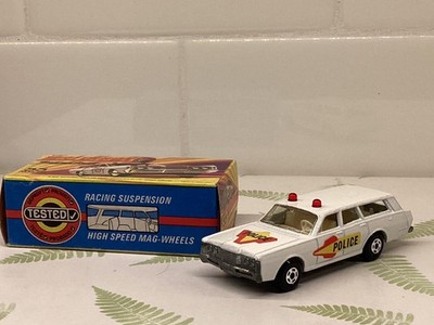 Original Vintage Matchbox Superfast #55 Mercury Police Car. 1971