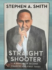 Stephen A. Smith Straight Shooter memoir of 2nd chances & 1st takes hardcover VG