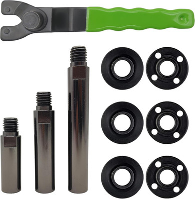 5/8''-11 Glossy Black Angle Grinder Extension Shaft Connecting Rod with Grinder A