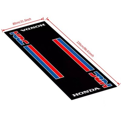 For Honda HRC Racing Motorcycle Garage Pit Mat Oil Resistant Workshop Floor Mat 