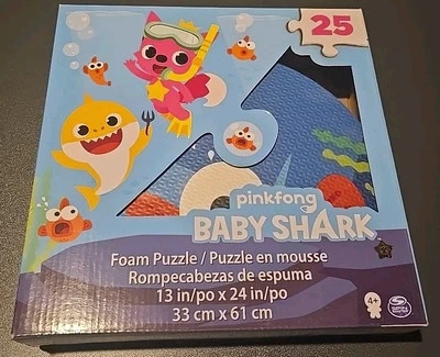 SPIN MASTER Spinmaster Pinkfong Baby Shark Schaum Puzzle 25 TEILE