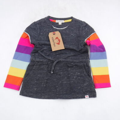 Appaman Jess Dress Rainbow Stripes W4JSD-RWS Size 2T
