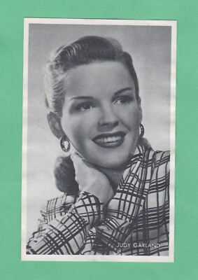1947  Judy Garland Movie Star Card Kwatta Film Stars  C 101