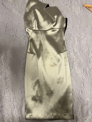 Roland Mouret dress in gold UK size Limited edition for Selfridges