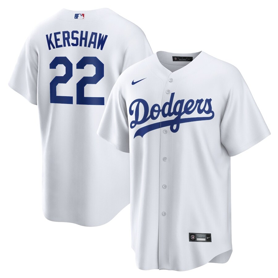 新品未使用タグ付きカーショウ(ドジャース #22)MLBユニフォームWHITE NIKE ドジャース クレイトン・カーショー ユニフォーム