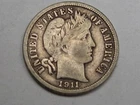 VF 1911-d Silver Barber Dime.  #14