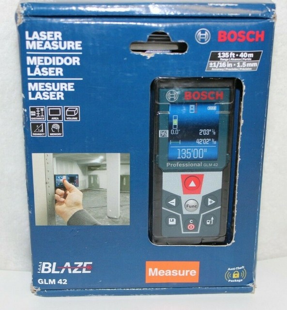 Bosch Blaze Glm 42 Laser Measure 135ft For Sale Online