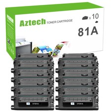 10PK CF281A Toner Compatible for HP 81A LaserJet M605X M606DN MFP M630z M630dn