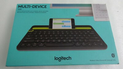 Logitech K480 Bluetooth Mini Multi-Device Keyboard Black 