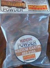 Monroe Models ALL Scales  3103 Weathering Powder  MEDIUM EARTH - NIB