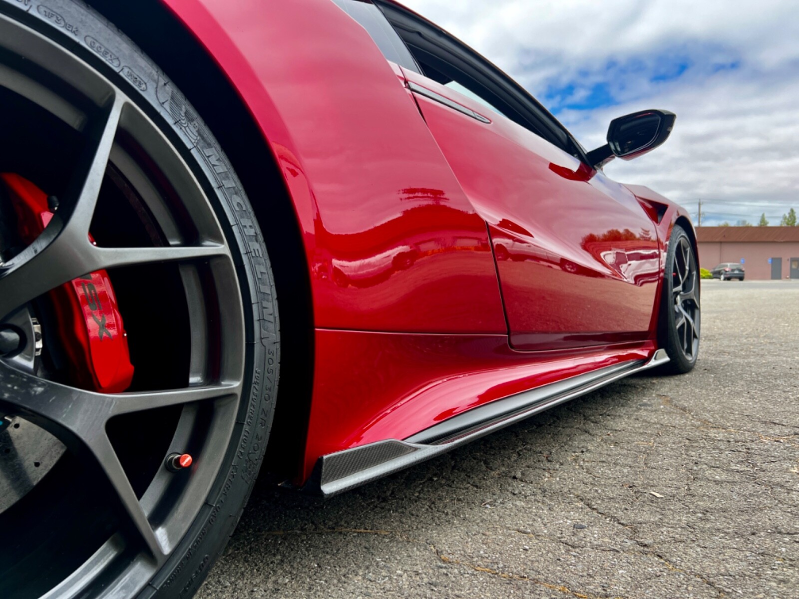 17-22 Acura NC1 Acura NSX Carbon Fiber Type-S Inspired Side Skirts (pair)