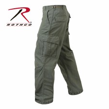 ROTHCO 4387 OLIVE DRAB Vintage 100 Rip-Stop Vietnam Era BDU Fatigue Pants