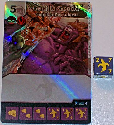 Foil GORILLA GRODD: SUPPLANTING SOLOVAR 18 Green Arrow & The Flash Dice Masters